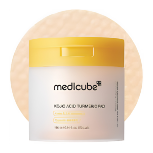 MEDICUBE - KOJIC ACID TURMERIC PAD - KOJIC ACID - TURMERIC GLYCOLIC ACID 3% 160 ML