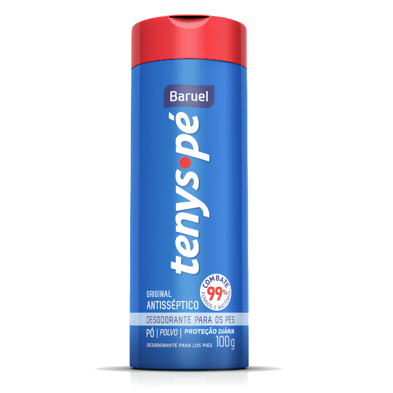 BARUEL TENYS-PÉ ORIGINAL ANTISSÉPTICO PÓ 100G