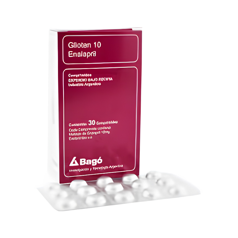 GLIOTEN ENALAPRIL MALEATO 10MG X 30 COMP