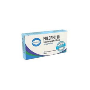 FOLCRES 10 MG ESCITALOPRAM